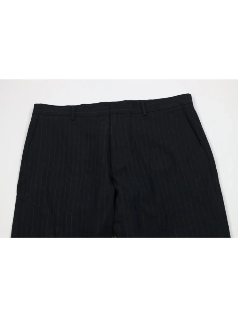 Vtg Y2K 2008 Banana Republic Mens 36x32 Wool Blend Knit Striped Wide Leg Pants